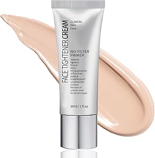 Instant Face Tightener No-Filter Primer,Instant Firm Foundation,No Filter Primer Face Makeup,Blurring Face Primer,Instant Skin Tightener,Lasting Mattifying Primer with Shine Control for All Skin Types