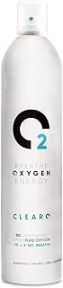 ClearO2 10L Pure Breathing Oxygen Can with Spray Cap | 5 Pack | Made in Britain