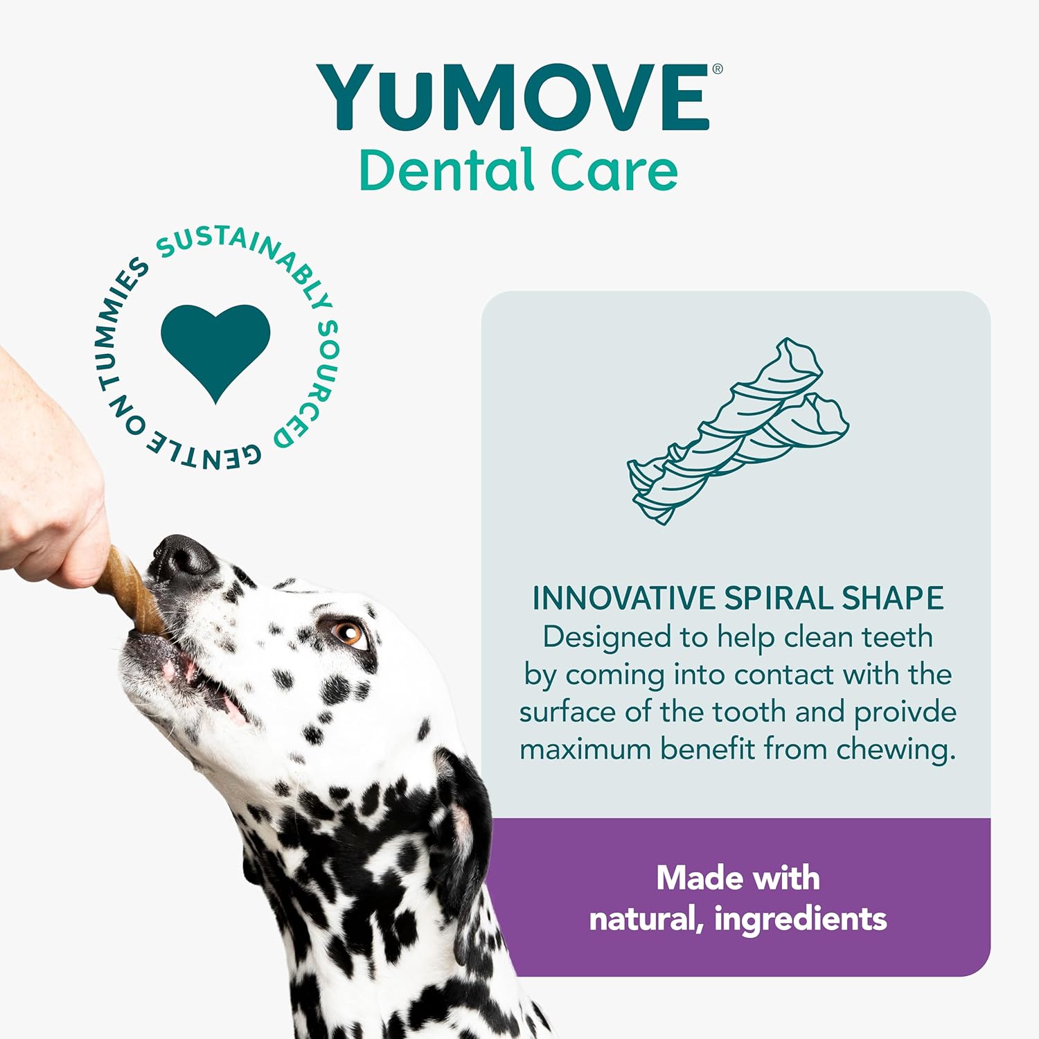 YuMOVE Daily Clean Dental Sticks for Medium Dogs | 7 pack-3