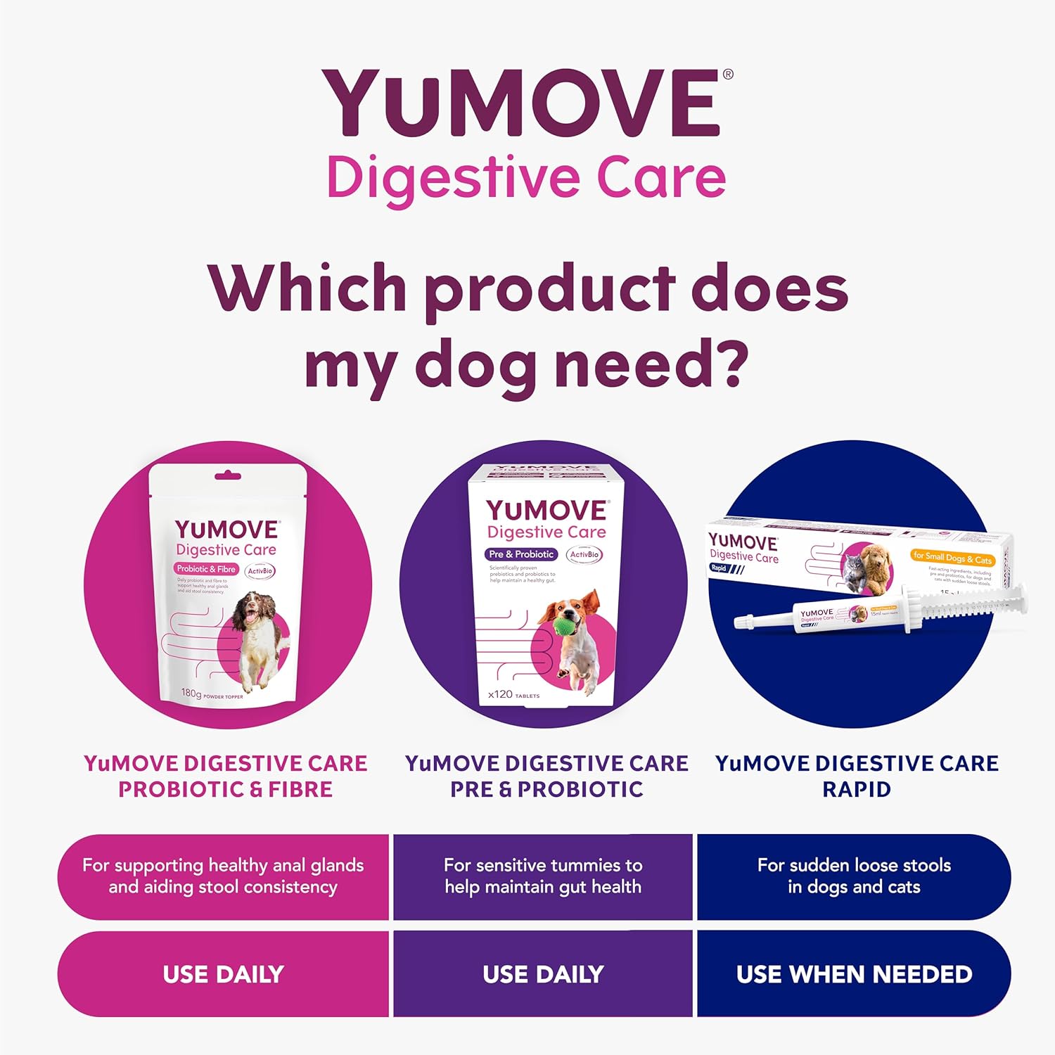 YuMOVE Digestive Care Rapid Probiotic Paste for Small Dogs & Cats | 15ml tube-4