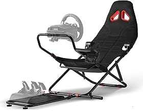 DIWANGUS Racing Simulator Cockpit with Foldable Seat Sim Racing Cockpit Steering Wheel Stand Chair Gaming Rig for Logitech G29 G920 G923 G27 G25 Thrustmaster T248X T248 T300RS T150 458 TX Xbox PS4 PS5