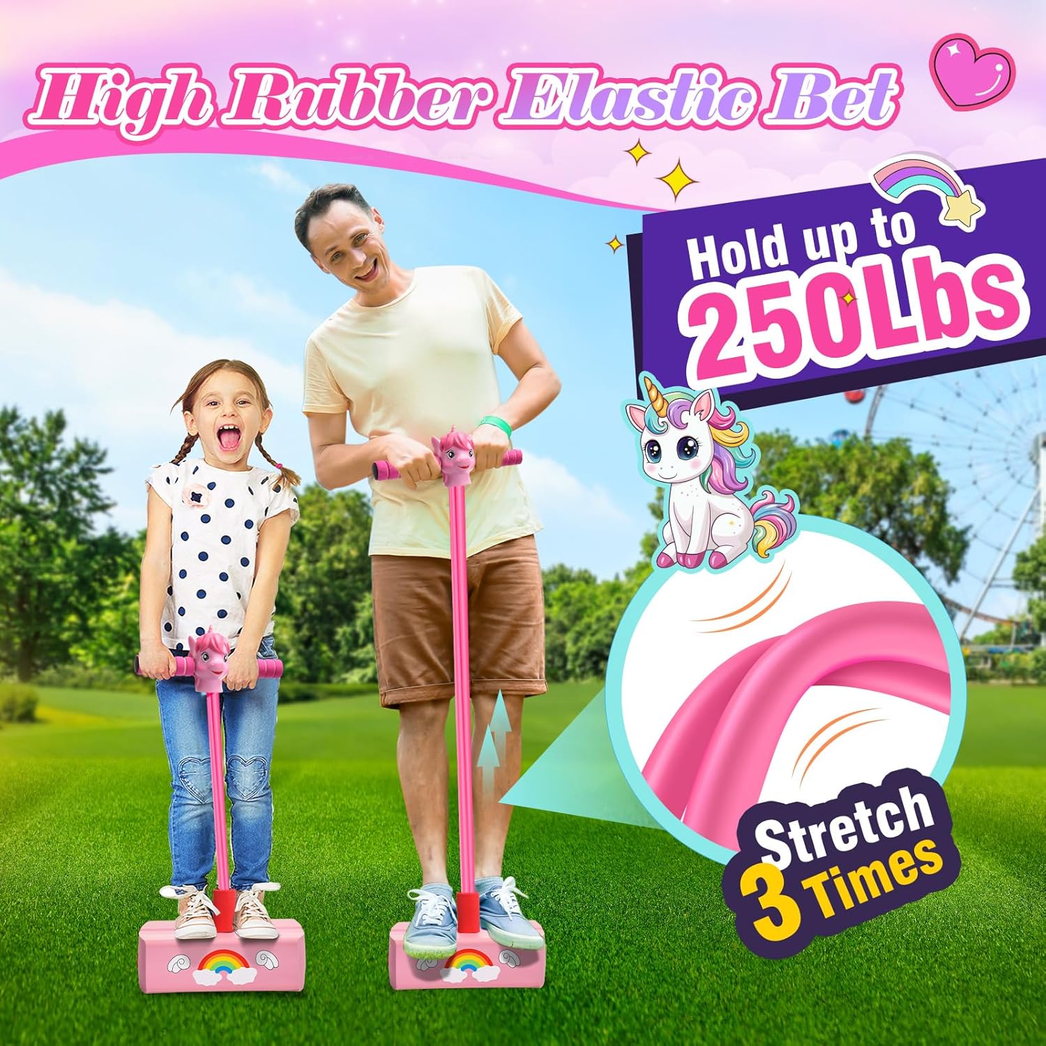 Toyzey Gifts for 3 4 5 6 7 8 9 10 Year Old Girls,POGO Stick for 3-12 Year Old Boys Toys Girls Toys Age 3-12 Toys for 3-12 Year Old Girls 3-12 Year Old Girl Gifts Pogo Jumper Girls Birthday Presents-3