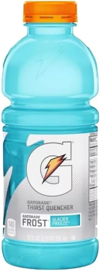 USA Sports Drink, Fruit Punch, Lemon Lime, Orange, Cool Blue Mix Pack 28 x 591ml Bottles-0