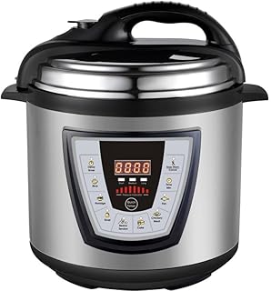 Stalwart Commercial Pressure Cooker 6 litres Multi function 1kW. 10 in 1, 70% Faster Cooking Enhanced Non-Stick Coating. Safety & Float valve included.