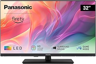 Panasonic TV-32S55AEY, S55 Series 32 inch Full HD LED Smart TV, 2024, Fire TV, HD Colour Engine, HDR, Alexa Voice Control, Media Player, For An Exceptional Visual Experience