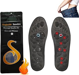 A-kusoli Insoles, Akusoli Magnetic Insoles, Akusoli Acupressure Magnetic Acupressure Insoles for Foot Pain Relief, Magnetic Massage Insole for Men Women (1pairs) (M(40-43))