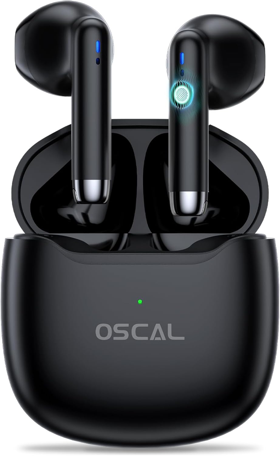 OSCAL Hibuds5 Mini Wireless Bluetooth Headphones 5.3, Touch Sensors In Ear Headphones, IPX7 Waterproof Noise Cancelling Headphones Sport for iPhone/Samsung/Android-0