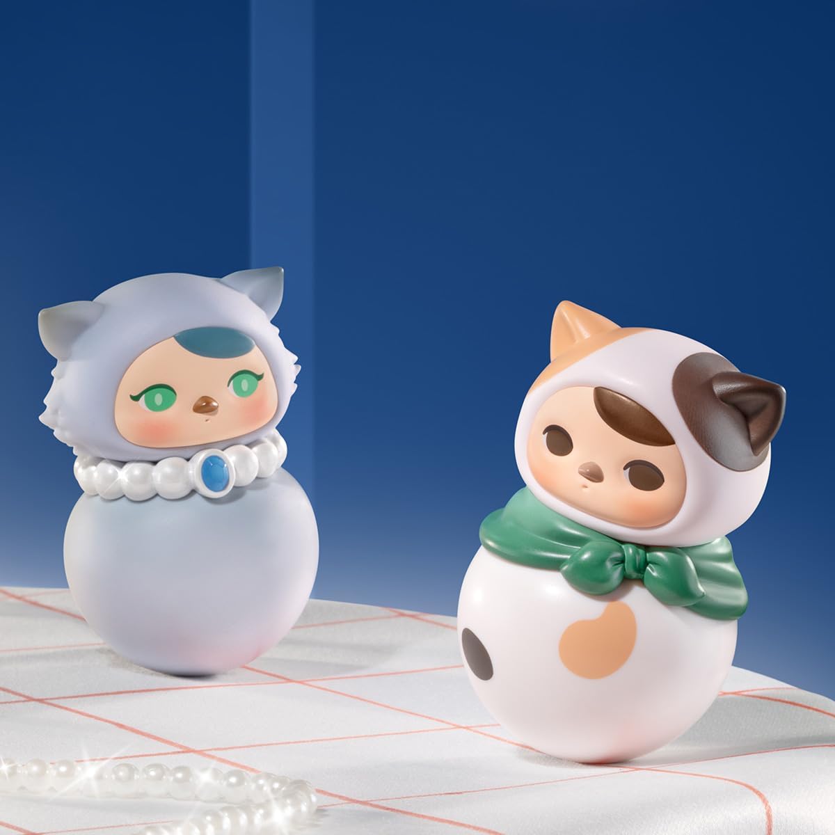 POP MART PUCKY Roly-Poly Kitty Series 1 Box Figures Premium Design Gifts for Women Fan-Favorite Collectible Chic Art Toy Action Figure-5