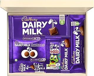 Chocohugs Chocolate Gift Hamper Box | Filled with Assortment of Dairy Milk Selections | Box of Chocolates | Sweet Treat Gift Box | Assorted Dairy Milk Chocolate Selection Box Gift Hamper