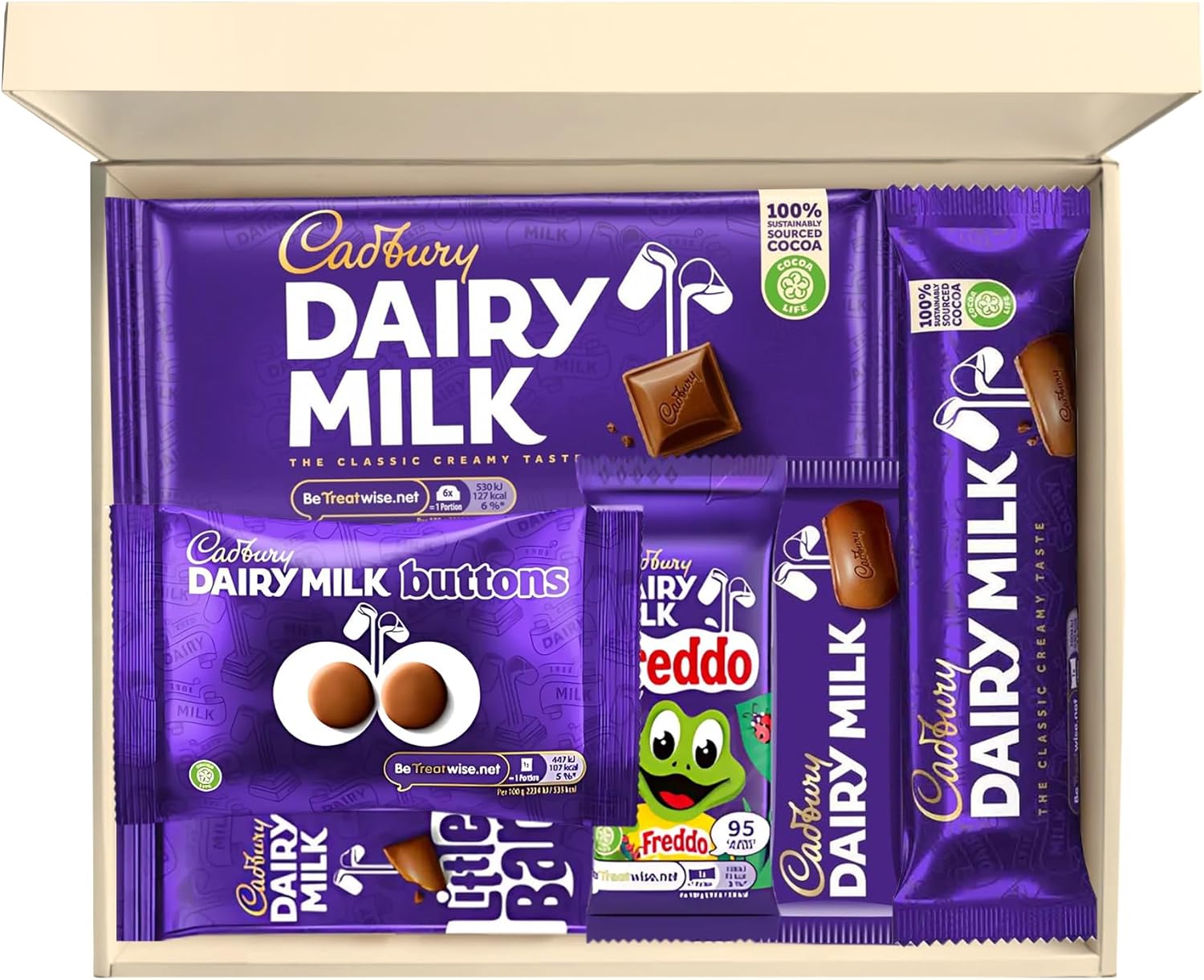 Chocohugs Chocolate Gift Hamper Box | Filled with Assortment of Dairy Milk Selections | Box of Chocolates | Sweet Treat Gift Box | Assorted Dairy Milk Chocolate Selection Box Gift Hamper-0