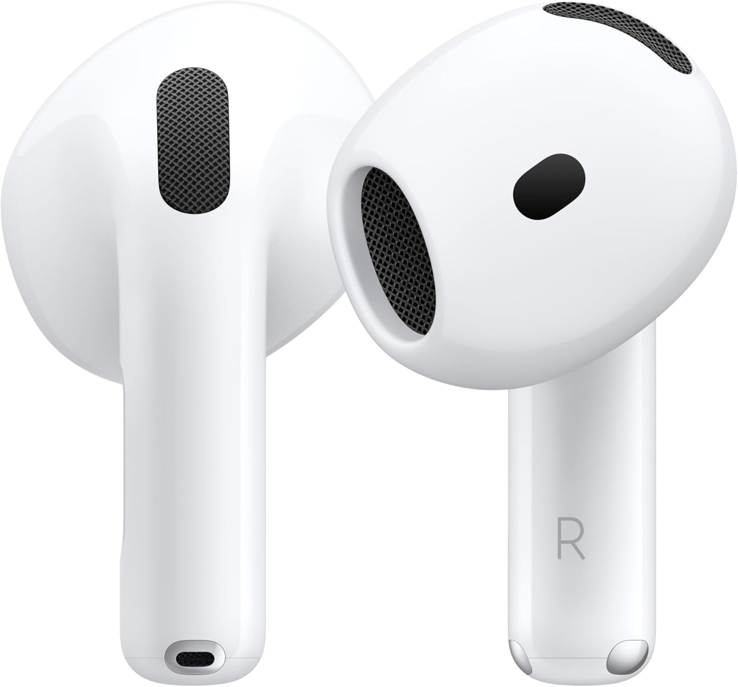 Apple AirPods 4 Wireless Earbuds, Bluetooth Headphones, Personalised Spatial Audio, Sweat and Water Resistant, USB-C Charging Case, H2 Chip, Up to 24 Hours of Battery Life, Effortless Setup for iPhone-0