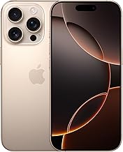 Apple iPhone 16 Pro 128 GB: 5G Mobile phone with Camera Control, 4K 120 fps Dolby Vision and a Huge Leap in Battery Life. Works with AirPods; Desert Titanium