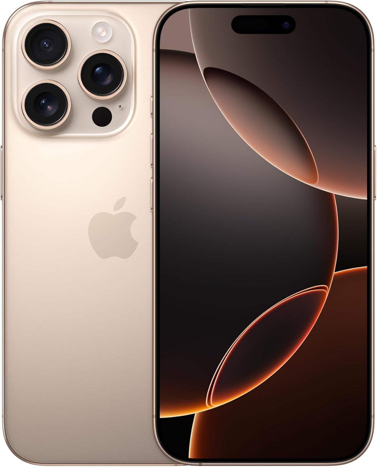 Apple iPhone 16 Pro 128 GB: 5G Mobile phone with Camera Control, 4K 120 fps Dolby Vision and a Huge Leap in Battery Life. Works with AirPods; Desert Titanium-0