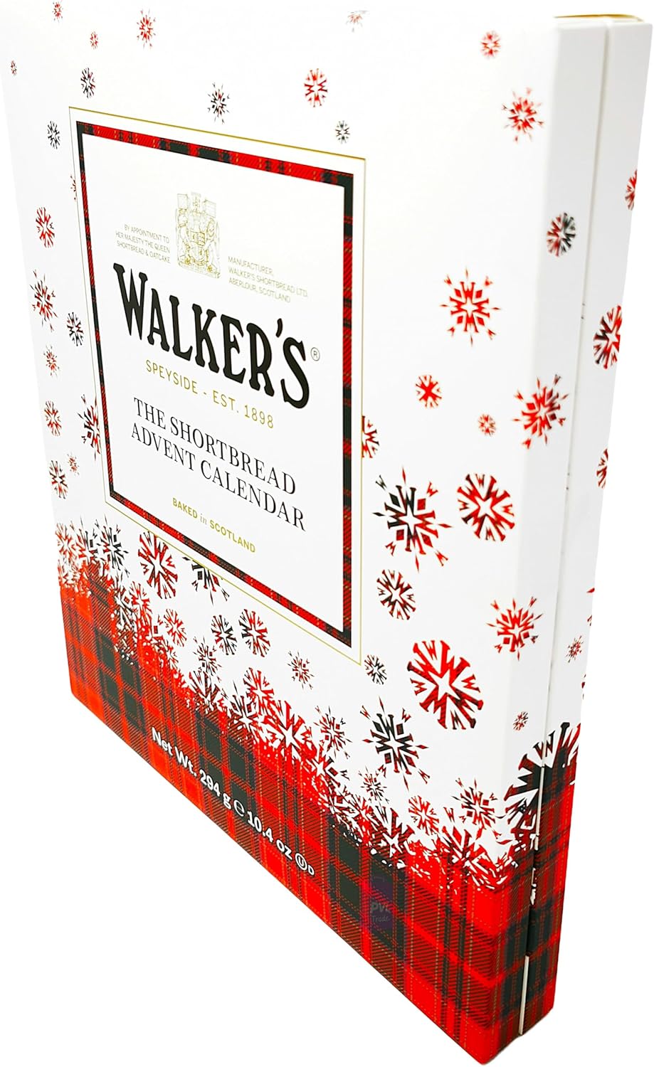 Walkers All Butter Shortbread Advent Calendar 294g - Suitable for Vegetarians - Limited Edition-1