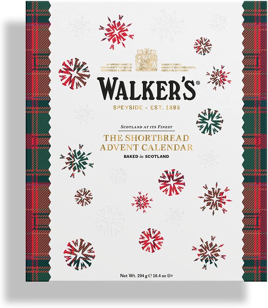 Walkers All Butter Shortbread Advent Calendar 294g - Suitable for Vegetarians - Limited Edition-4