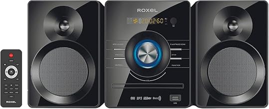 Roxel RCD-240BT Micro Compact Hifi CD Player mini Stereo, USB Playback, FM Radio, BT Streaming, AUX In and Remote Control and FM Radio