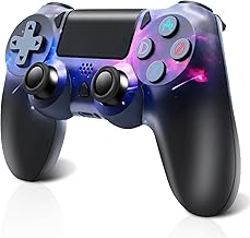 Effdrdfs Wireless Controller for PS-4, Controller Wireless for PS-4/Pro/Slim/PC, Bluetooth Gamepad Joystick with Dual Vibration Touch Panel 3.5mm Audio Jack Six-Axis Upgraded Ergonomic Controller