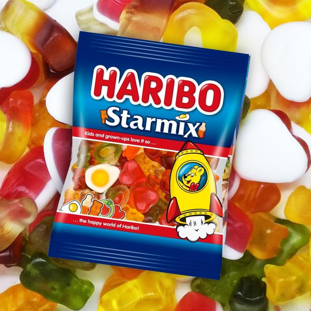 Party Box 50 Mini Bags x 16g Each- 800g | Starmix Bumper Box | Perfect for Sharing & Celebrations | Fun for All Ages | Iconic Gummies for Every Occasion-3