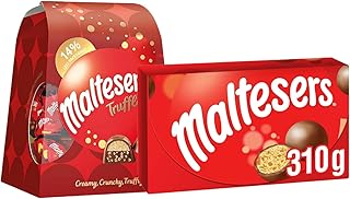 Malttesers Chocolate Bundle: 310g Malttesers Box & 200g Malttesers Truffles Gift Box | Perfect Gift Bundle | Two Flavors | Share or Indulge | Perfect for Gifting