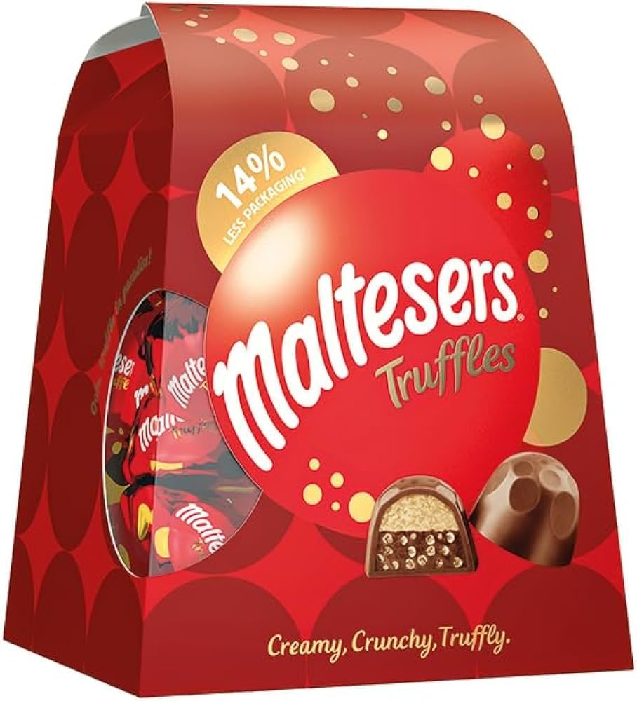 Malttesers Chocolate Bundle: 310g Malttesers Box & 200g Malttesers Truffles Gift Box | Perfect Gift Bundle | Two Flavors | Share or Indulge | Perfect for Gifting-1