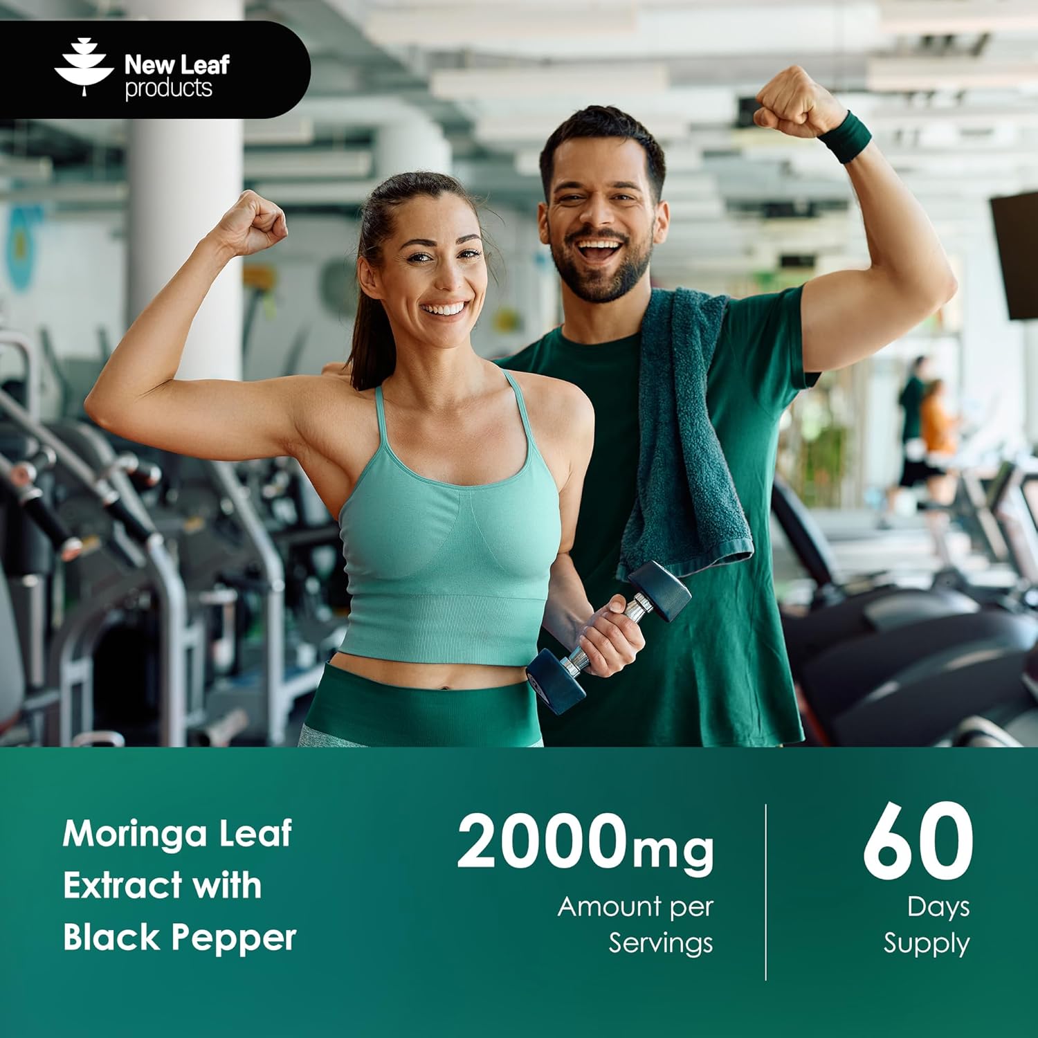 Moringa Leaf Capsules - High Strength Rosabella Moringa Capsules 2000mg - Pure Moringa Capsules Extract & Powder - 120 Moringa Capsules Enriched with Black Pepper - Vegan Moringa Capsules by New Leaf-5