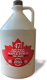 47° North Single Source Canadian Organic Maple Syrup Grade A 4l (4l, Dark Robust)