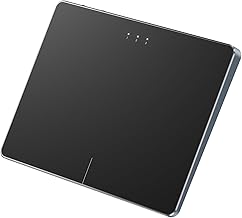 ProtoArc T1 Plus Wireless Trackpad, Rechargeable Touchpad for Windows10/11, Bluetooth Trackpad Mouse with Multi-Gesture Support for PC Laptop Notebook Desktop Computer, Black