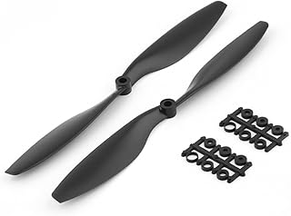 TOYANDONA Pair 1045 10x4.5 Propeller 1045 Propeller Black Quadcopter Propeller Multirotor Props