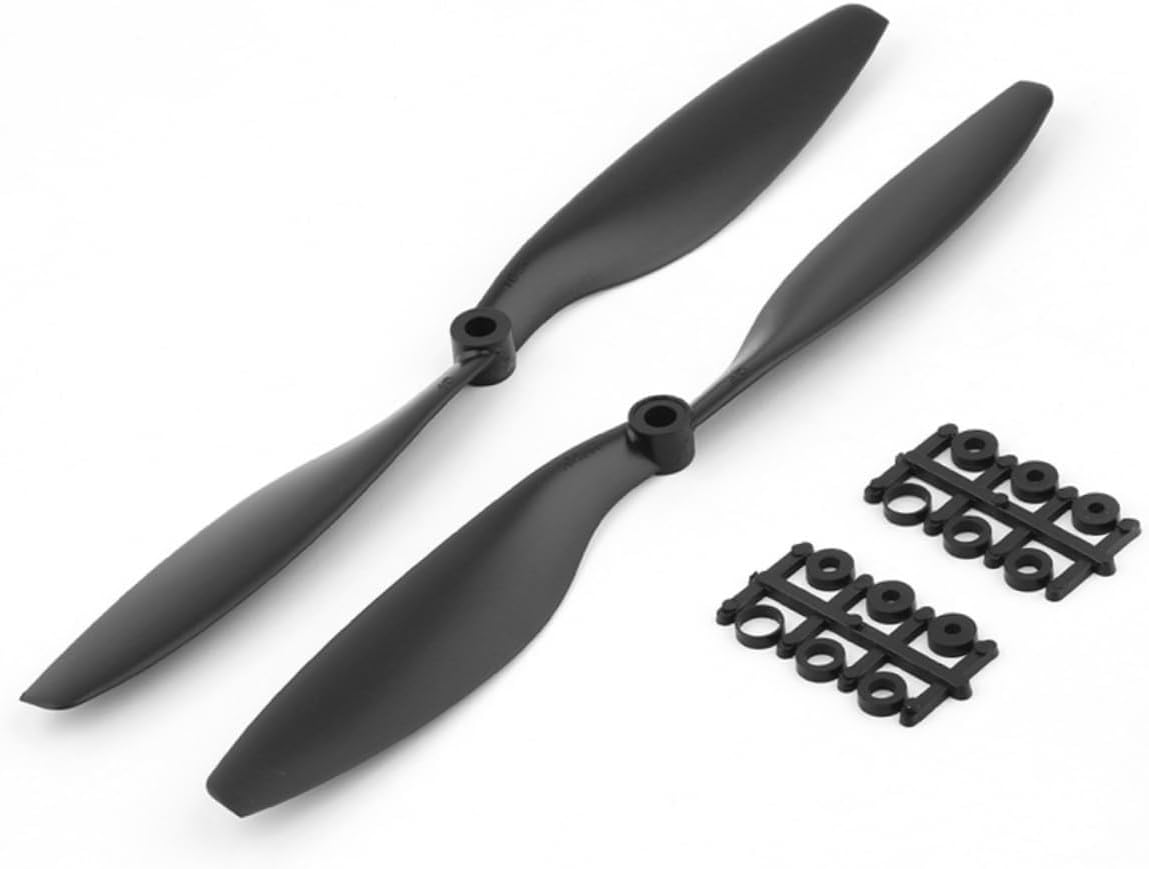 JOINPAYA Pair 1045 1045 Propeller 10x4.5 Propeller Multirotor Props Quadcopter Propeller Black-0