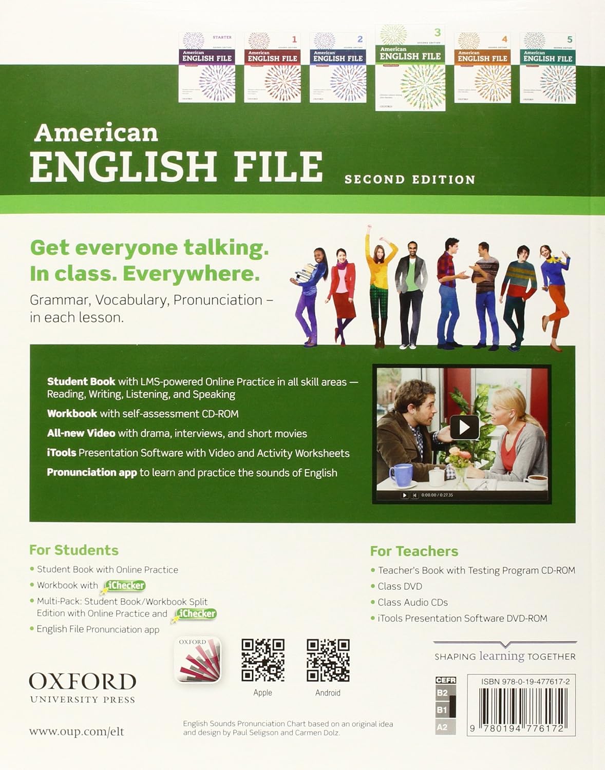 American English File Second Edition: Level 3 Student Book: With Online Practice-1