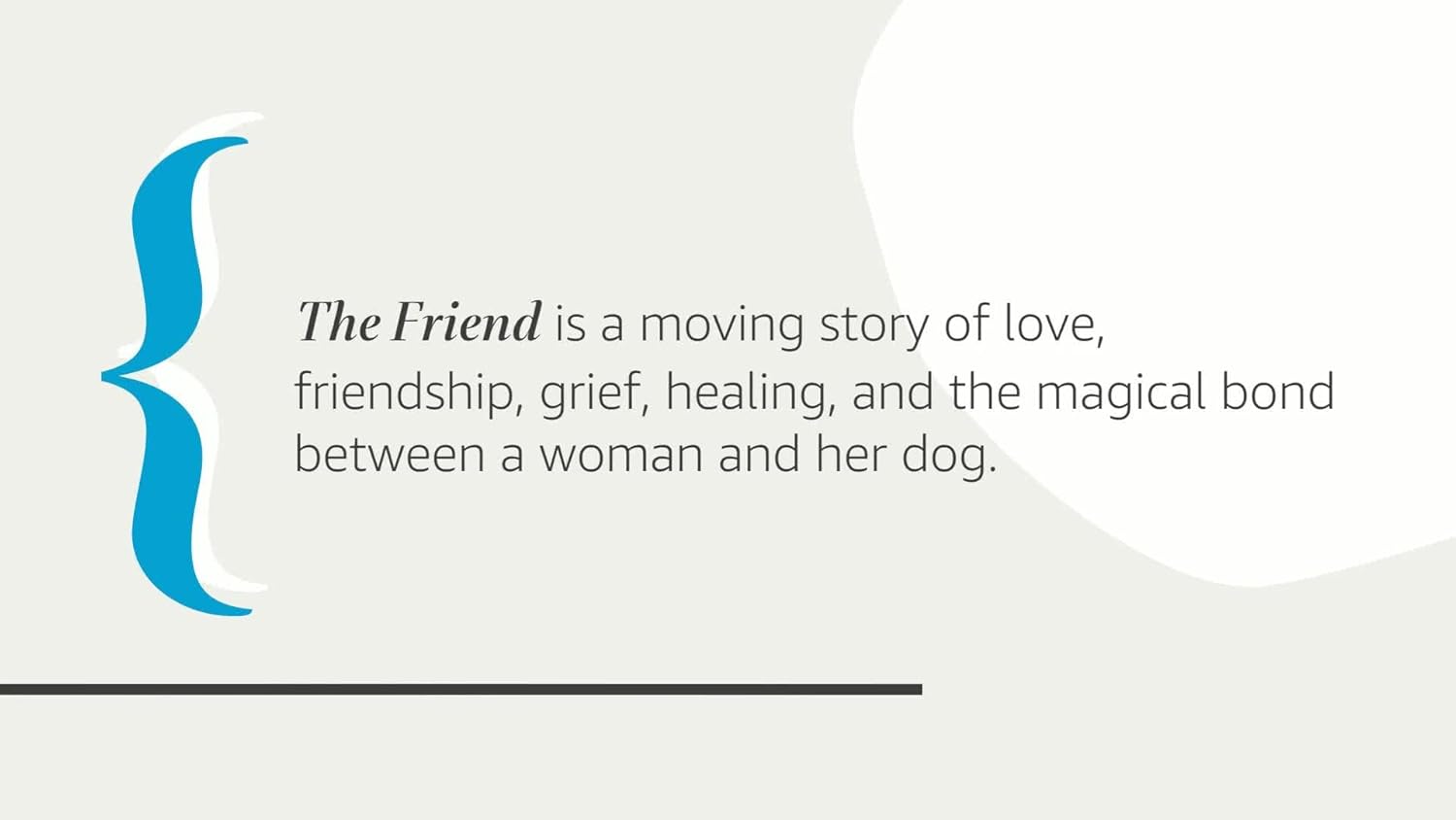 The Friend: A Novel-1