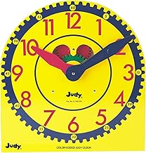 Carson Dellosa 13" x 12" Judy Clock, Time-Telling Teaching Clock for Kids, Classroom Clock for Teaching Time, Analog Clock, Teaching Clock for Classroom or Home School, Kindergarten to 3rd Grade