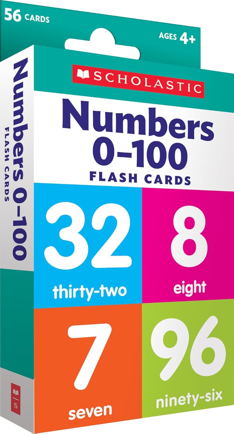 Flash Cards: Numbers 0 - 100-0