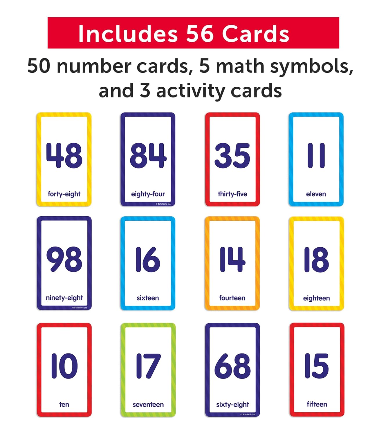 Flash Cards: Numbers 0 - 100-3