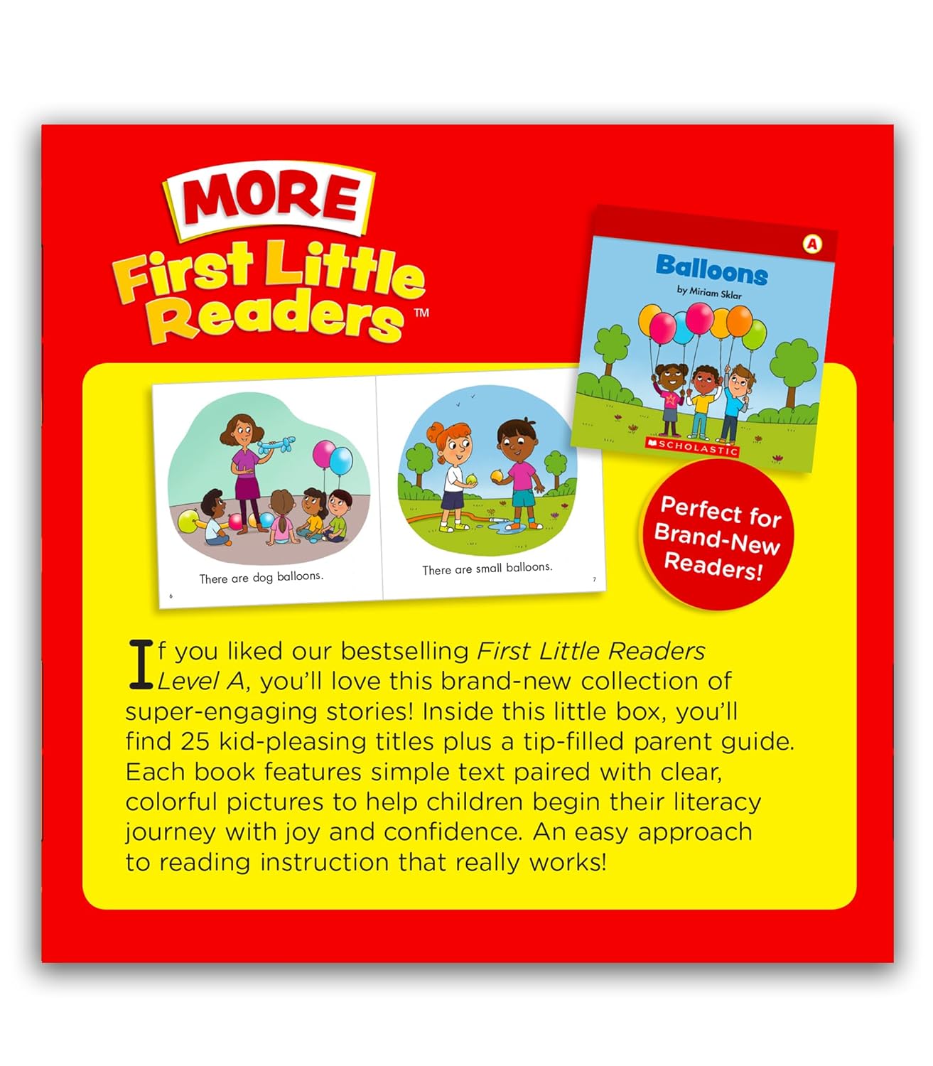 Scholastic First Little Readers: More Guided Reading Level A Books, Set of 25 Books-1