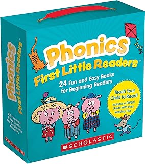 Scholastic SC-709265 Phonics First Little Readers (Parent Pack), 24 Titles