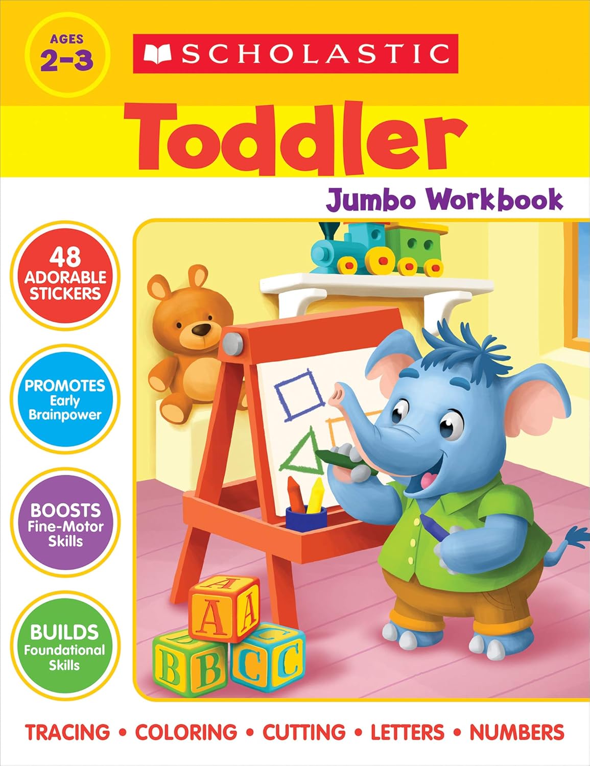 Scholastic Toddler Jumbo Workbook: Early Skills-0