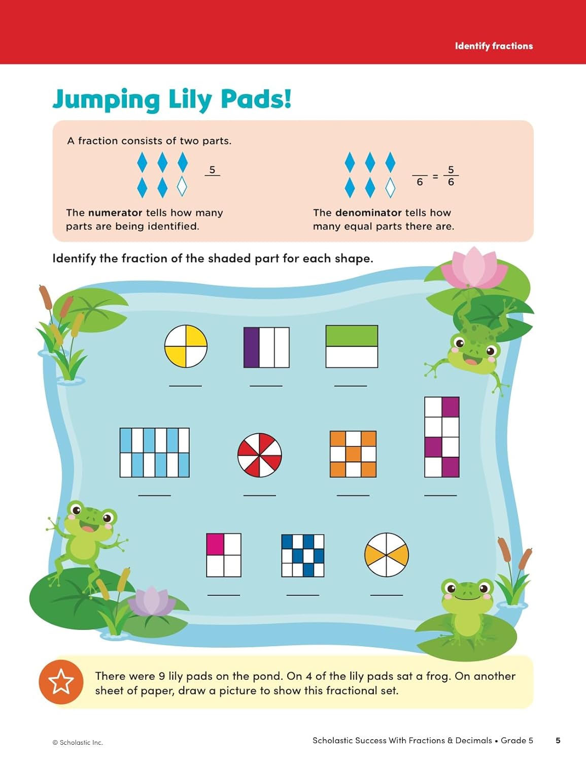 Scholastic Success with Fractions & Decimals Grade 5 Workbook-3