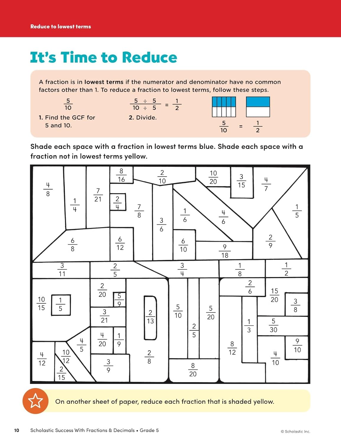 Scholastic Success with Fractions & Decimals Grade 5 Workbook-4