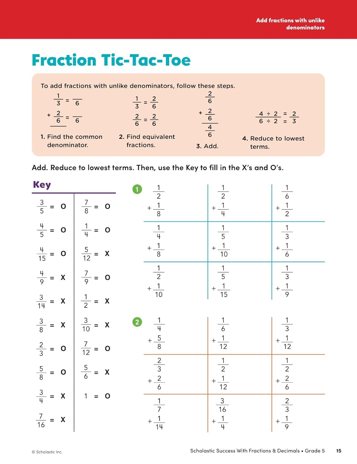 Scholastic Success with Fractions & Decimals Grade 5 Workbook-5