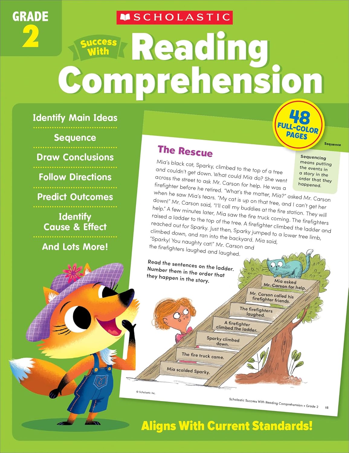 Scholastic Success with Reading Comprehension Grade 2 Workbook (Scholastic, Grade 2)-0