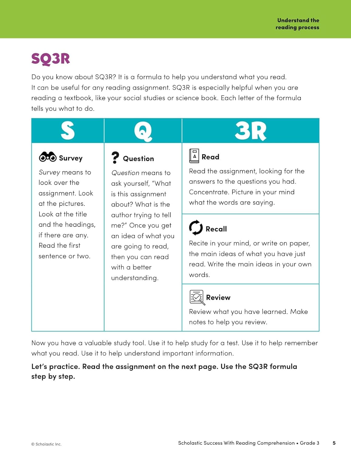 Scholastic Success with Reading Comprehension Grade 3 Workbook-3