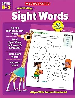 Scholastic Success with Sight Words Workbook