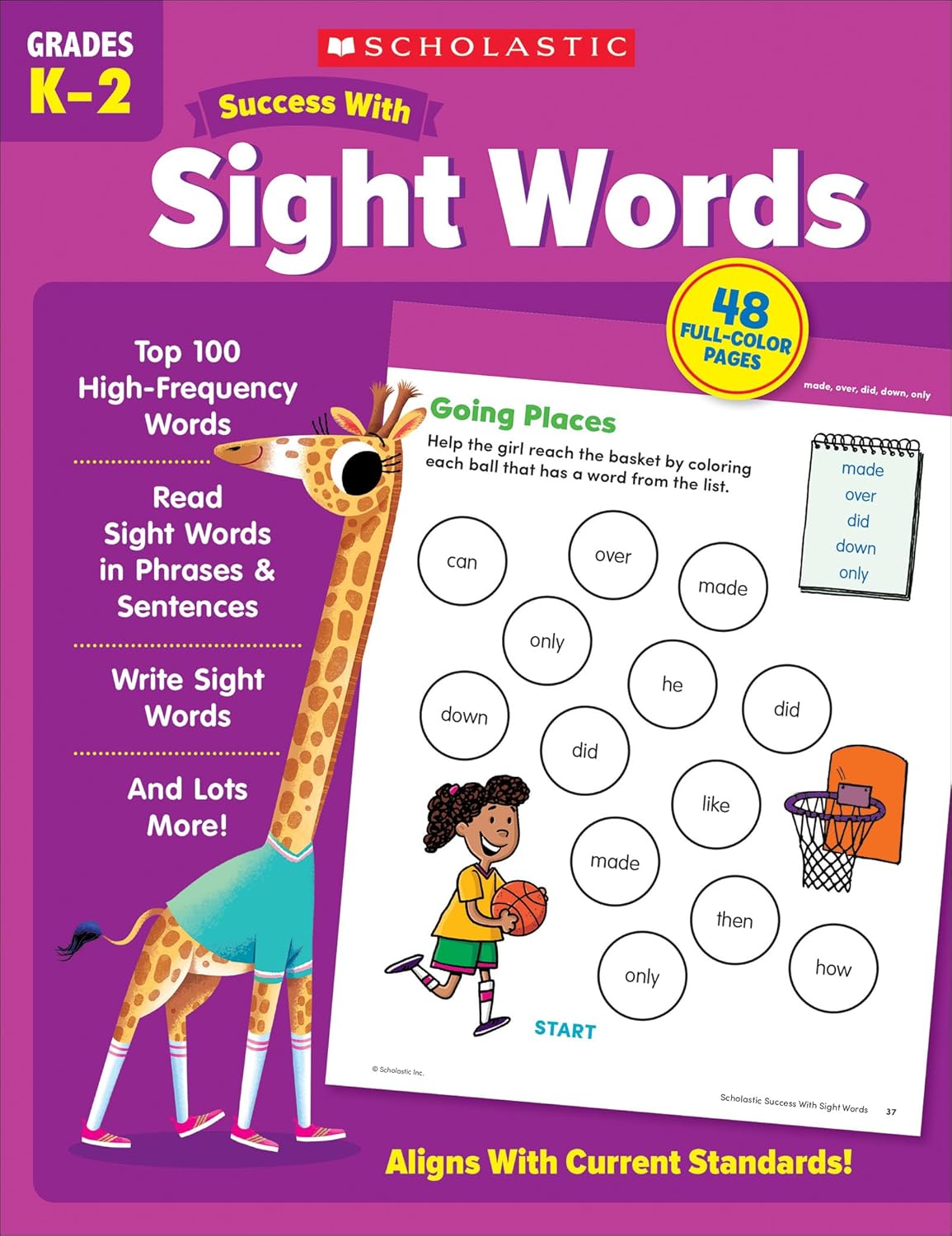 Scholastic Success with Sight Words Workbook-0