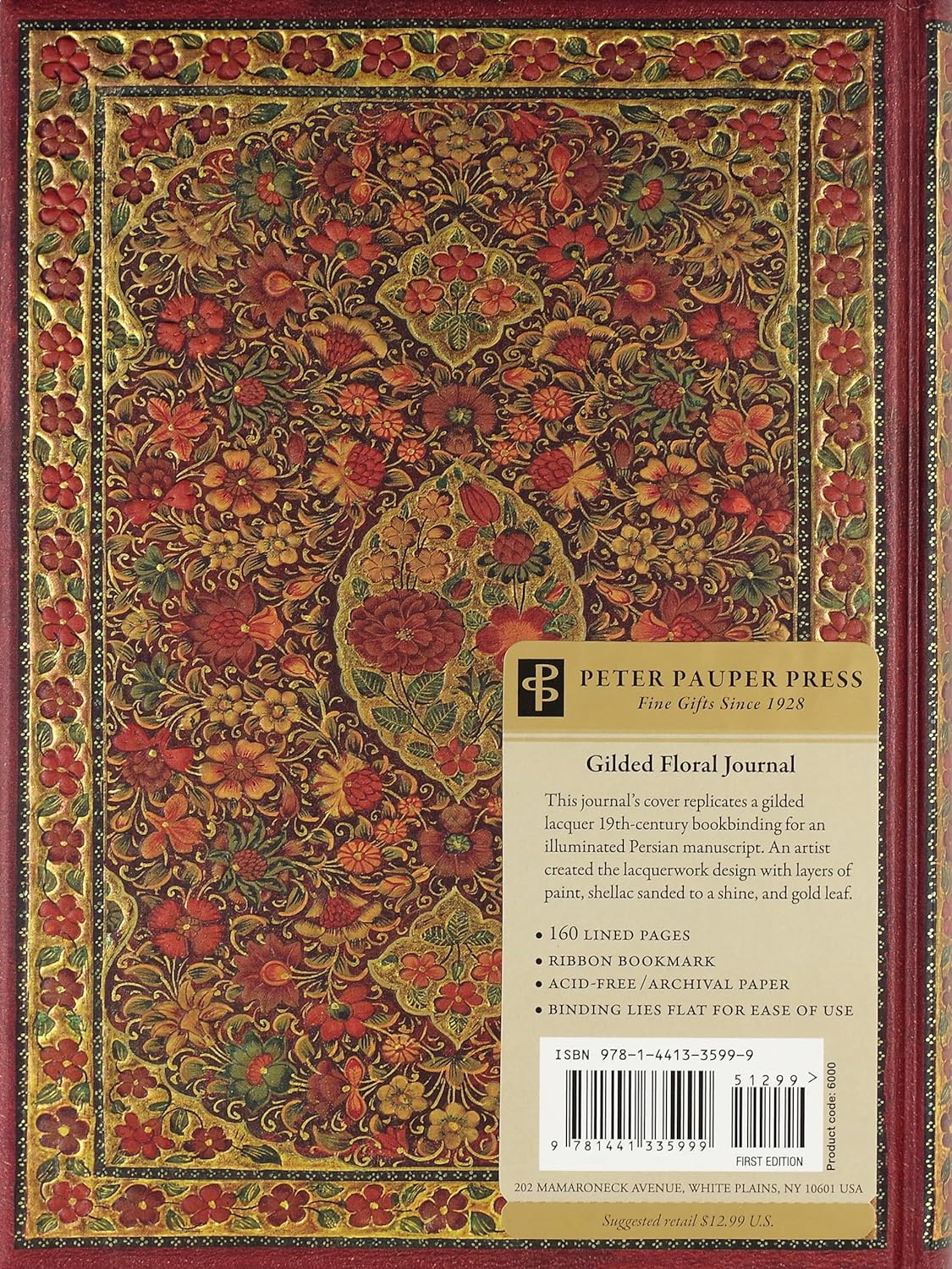 Gilded Floral Journal-1