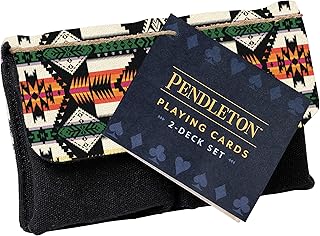 Chronicle Books Pendleton Playing Cards: 2-Deck Set (Camping Games, Gift for Outdoor Enthusiasts)