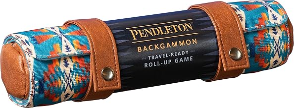 Chronicle Books Pendleton Backgammon: Travel-Ready Roll-Up Game (Camping Games, Gift for Outdoor Enthusiasts)