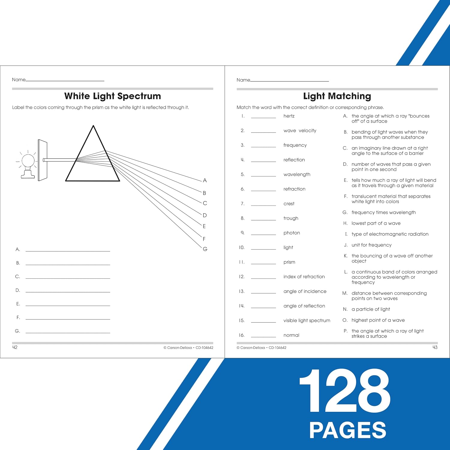 Carson Dellosa | The 100 Series: Physical Science Workbook | Grades 5-12, Science, 128pgs (Volume 14)-3