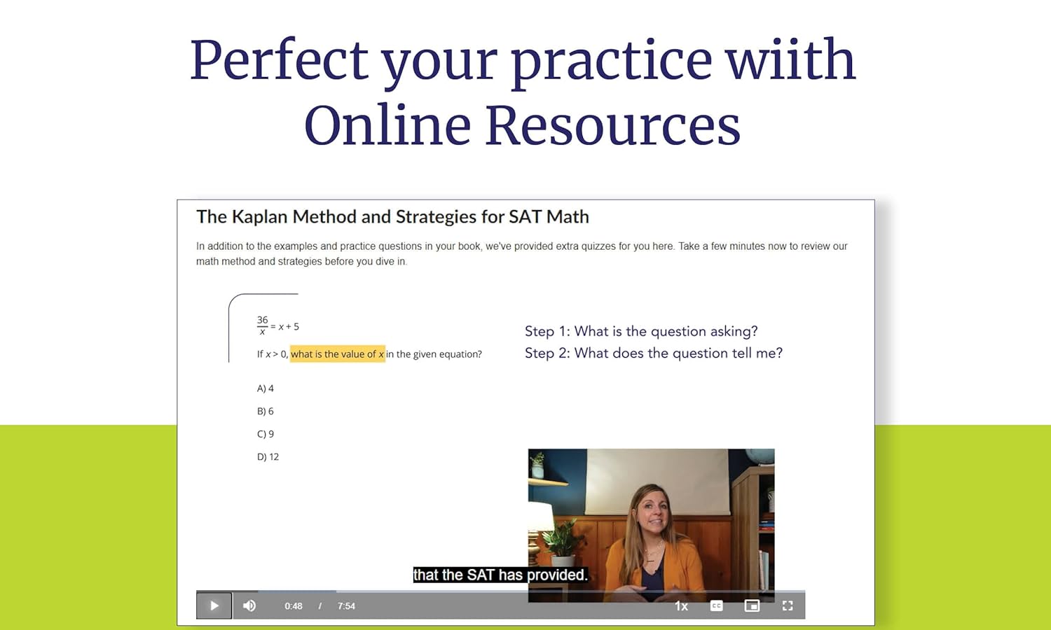 Digital SAT Prep Plus 2025: Prep Book, 1 Full Length Practice Test, 700+ Practice Questions (Kaplan Test Prep)-7