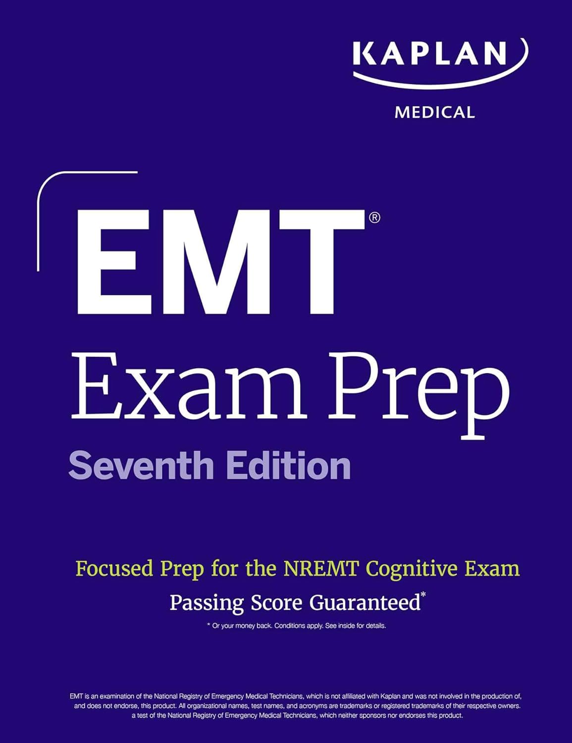 EMT Exam Prep, Seventh Edition: Focused Prep Book and Study Guide for the NREMT Cognitive Exam (Kaplan Test Prep)-0